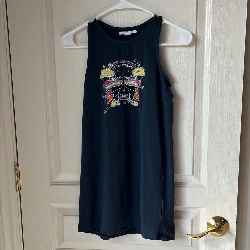 O'Neill Girls Lillie Dress in Slate Size Medium